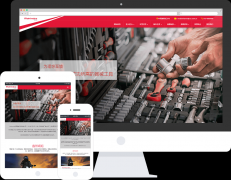 【汽车制造公司响应式网站模板】汽车制造网站优化,汽车制造关键词优化