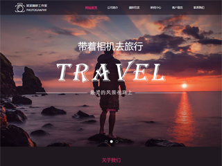 时尚摄影网站模板,时尚摄影网页模板,响应式模板,网站制作,网站建设+利于SEO关