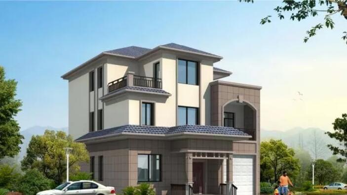 轻钢别墅效果图