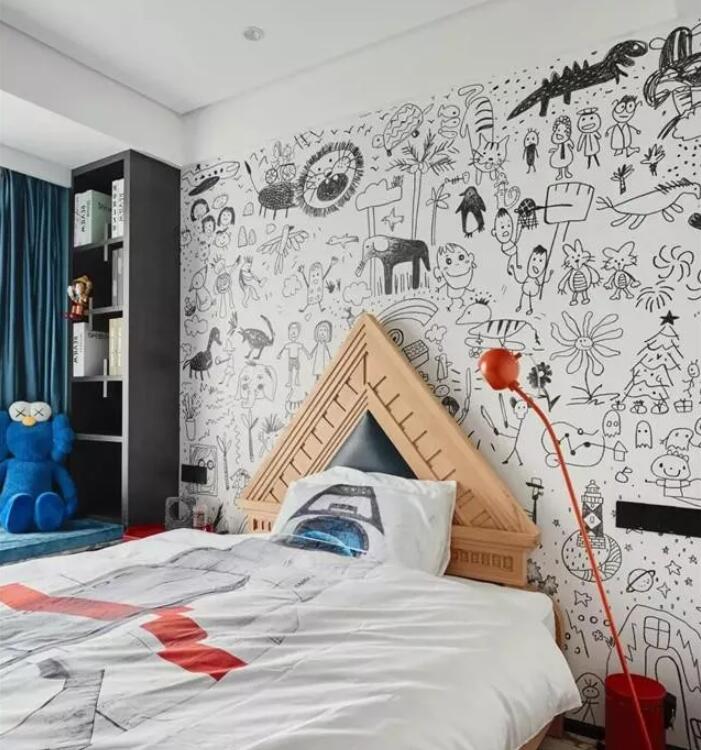 123平米三居室装修案例5