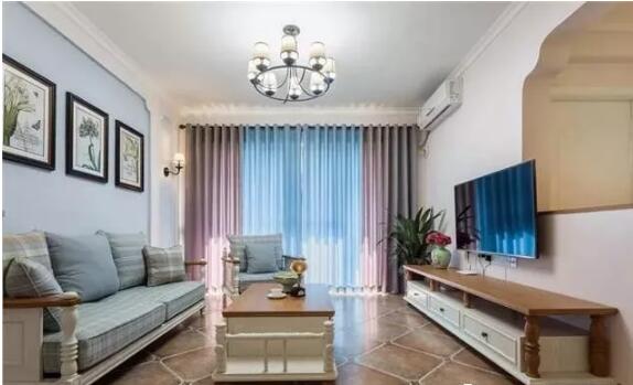 106平米三居室的美式风格装修案例2