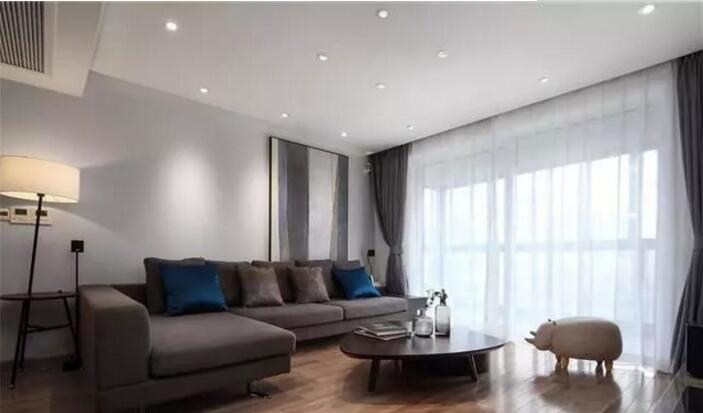 129三居室现代样板房1