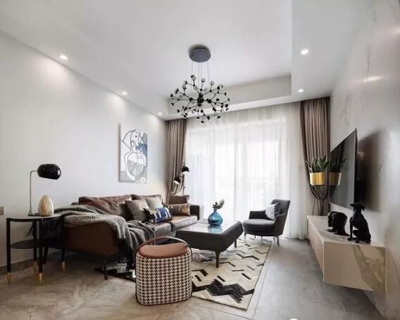 117平米三居室北欧风格装修实景图1