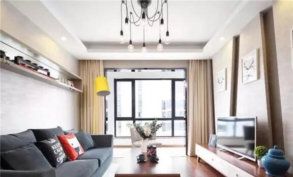 95平米两居室北欧风格样板房2