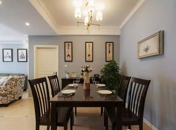 94平米两居室美式风格装修2