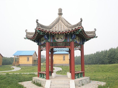 防腐木古建凉亭