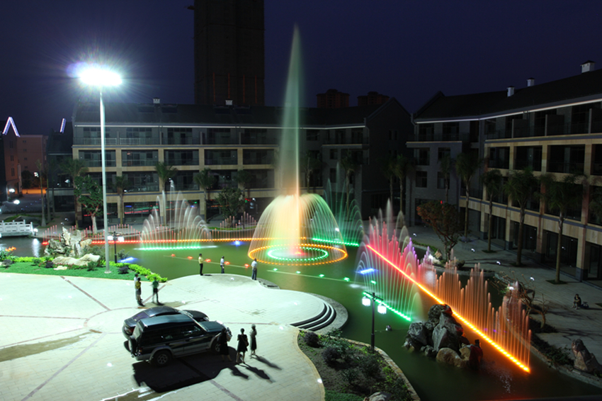 桐城4D水秀剧场喷泉建造