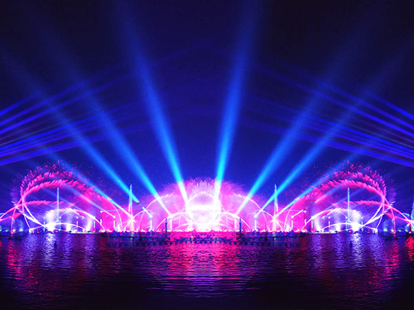 许昌秋湖湿地公园喷泉水景工程1 许昌秋湖湿地公园喷泉水景工程1