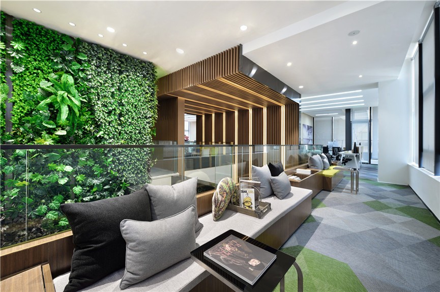 上海办公室装修设计的绿化视觉效果 办公室装修设计的绿化视觉效果
