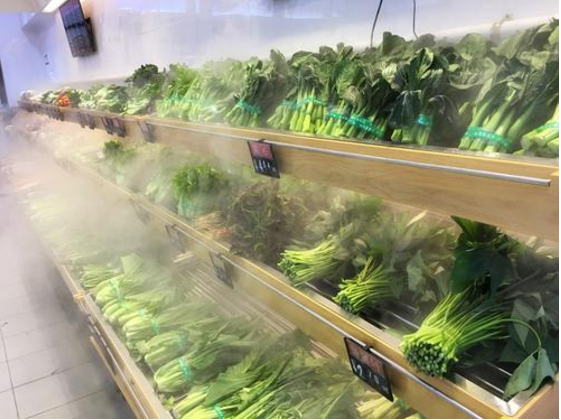 人造雾加湿系统在超市蔬菜保鲜上作用有哪些?