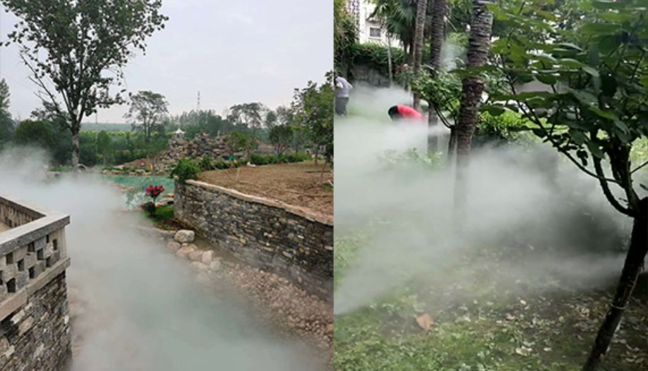 景观雾森降温设备有哪些注意事项?