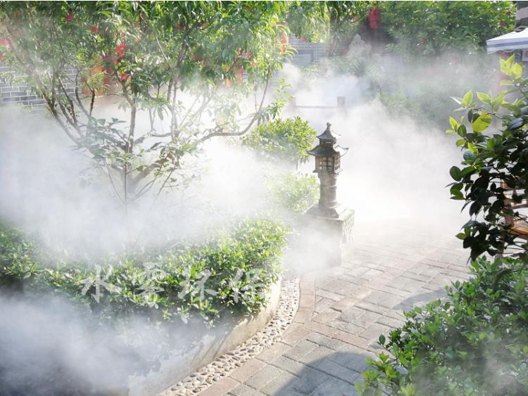 售楼处路边喷雾造景系统