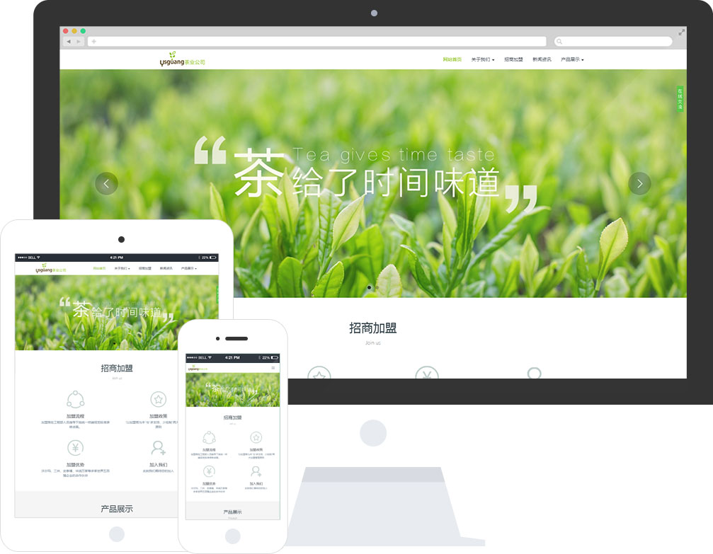 【生鲜蔬果网站模板】企业响应式网站模板，<a href='https://www.laiyongfei.com' target='_blank'><u>网站优化</u></a>