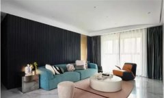 色彩丰富的混搭风格装修，123平米三居室装修案