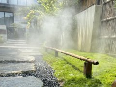 常州夏溪花木市场景观造雾